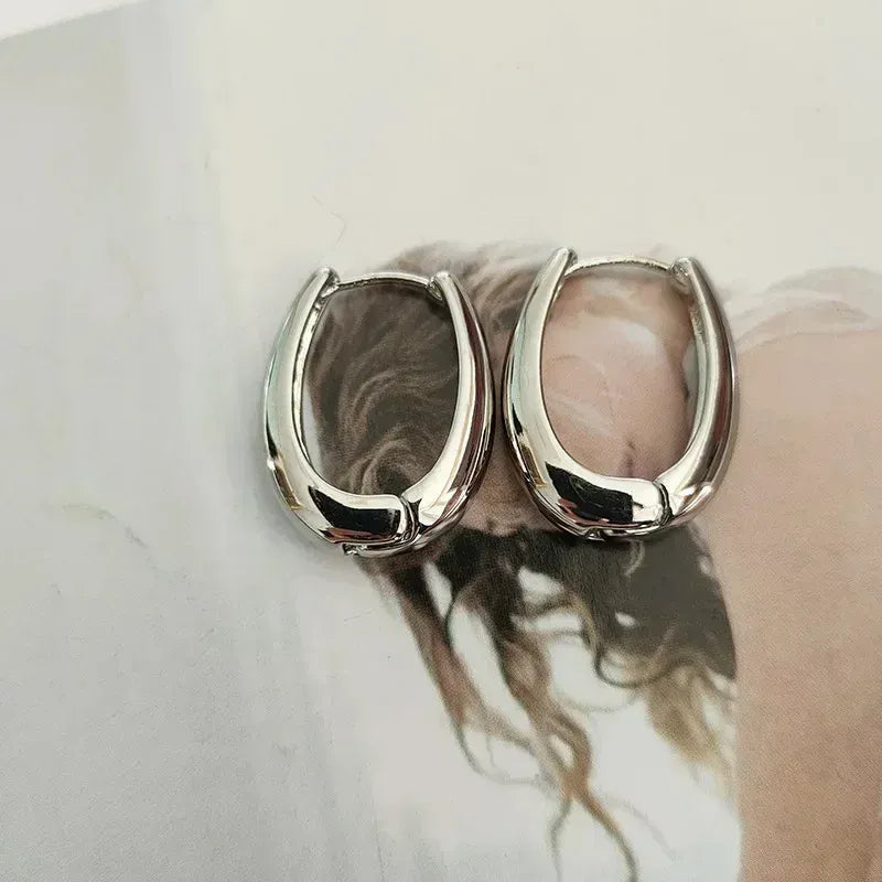 Vintage Hoop Drop Earrings