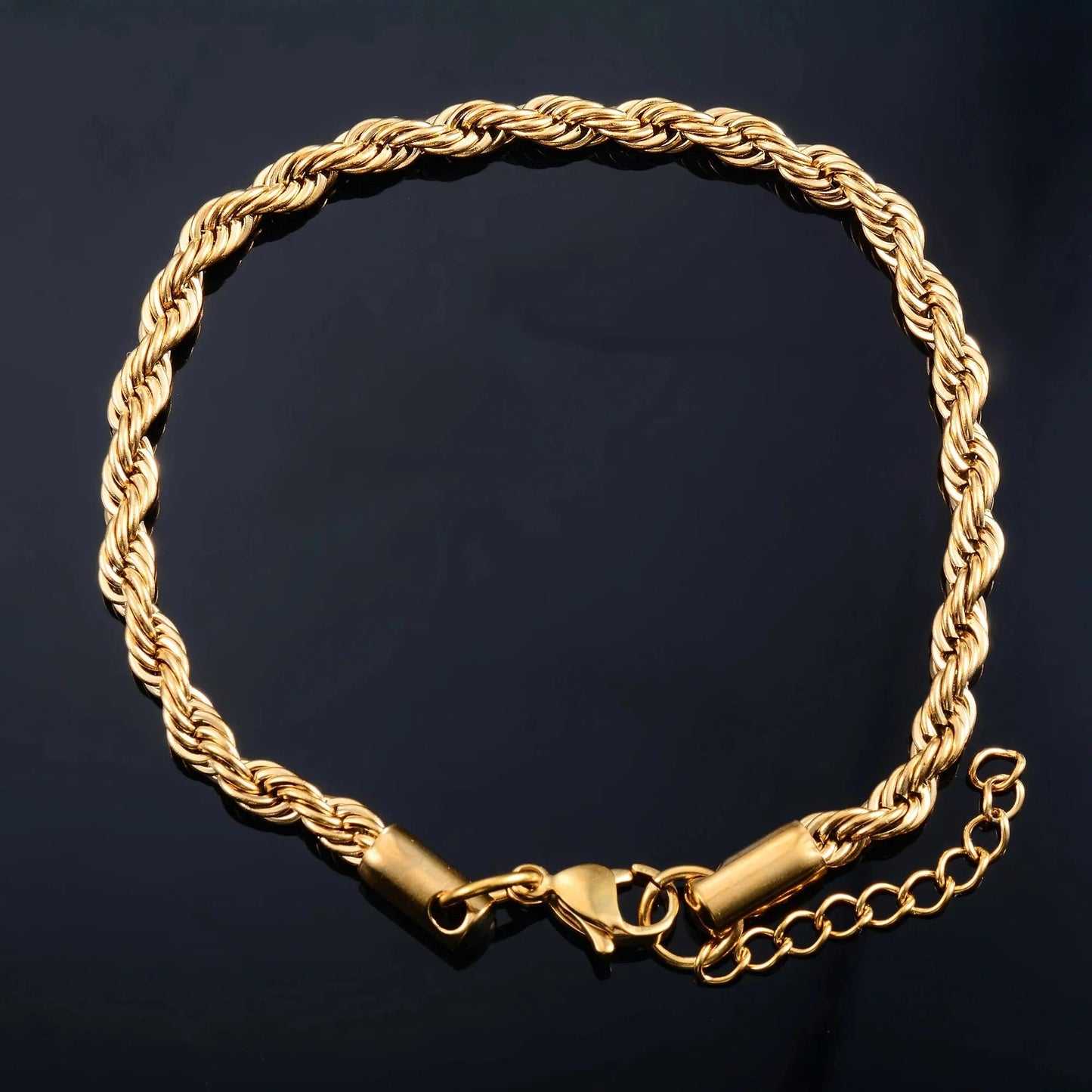 Stainless Steel Rope Chain Bracelet
